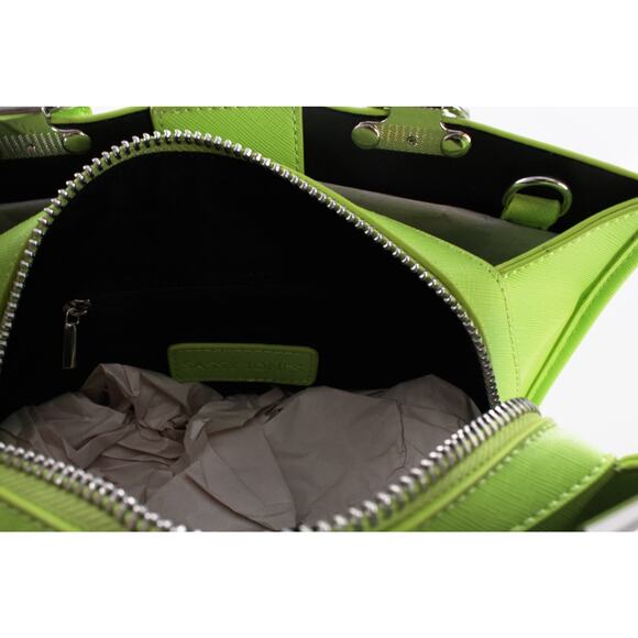 Sassy Jones Vibrant Green Medium Tote Crossbody Handbag #SJ81 - Picture 5 of 6